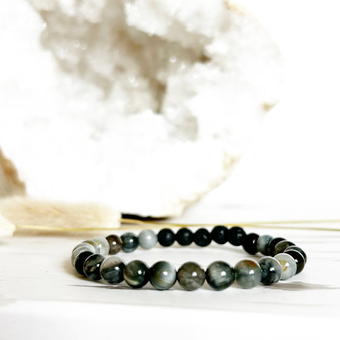 6mm Eagle Eye Diffuser Bracelet  GROWTH - BALANCE - OPTIMISM