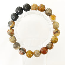 Load image into Gallery viewer, 10mm Crazy Lace Agate Diffuser Bracelet OPTIMISM - STABILITY - HARMONY