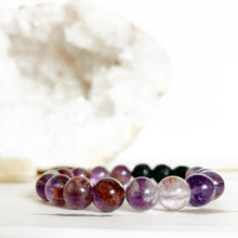 Load image into Gallery viewer, 10mm Super Seven Diffuser Bracelet  HIGH VIBES - PROTECTION