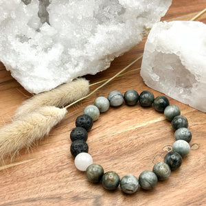 10mm Eagle Eye Diffuser Bracelet  GROWTH - BALANCE - OPTIMISM