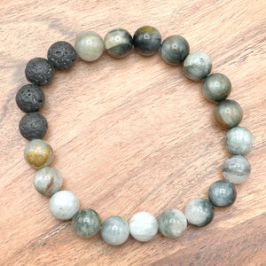 8mm Eagle Eye Diffuser Bracelet  GROWTH - BALANCE - OPTIMISM