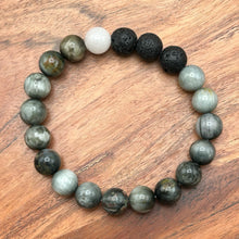 Load image into Gallery viewer, 10mm Eagle Eye Diffuser Bracelet  GROWTH - BALANCE - OPTIMISM