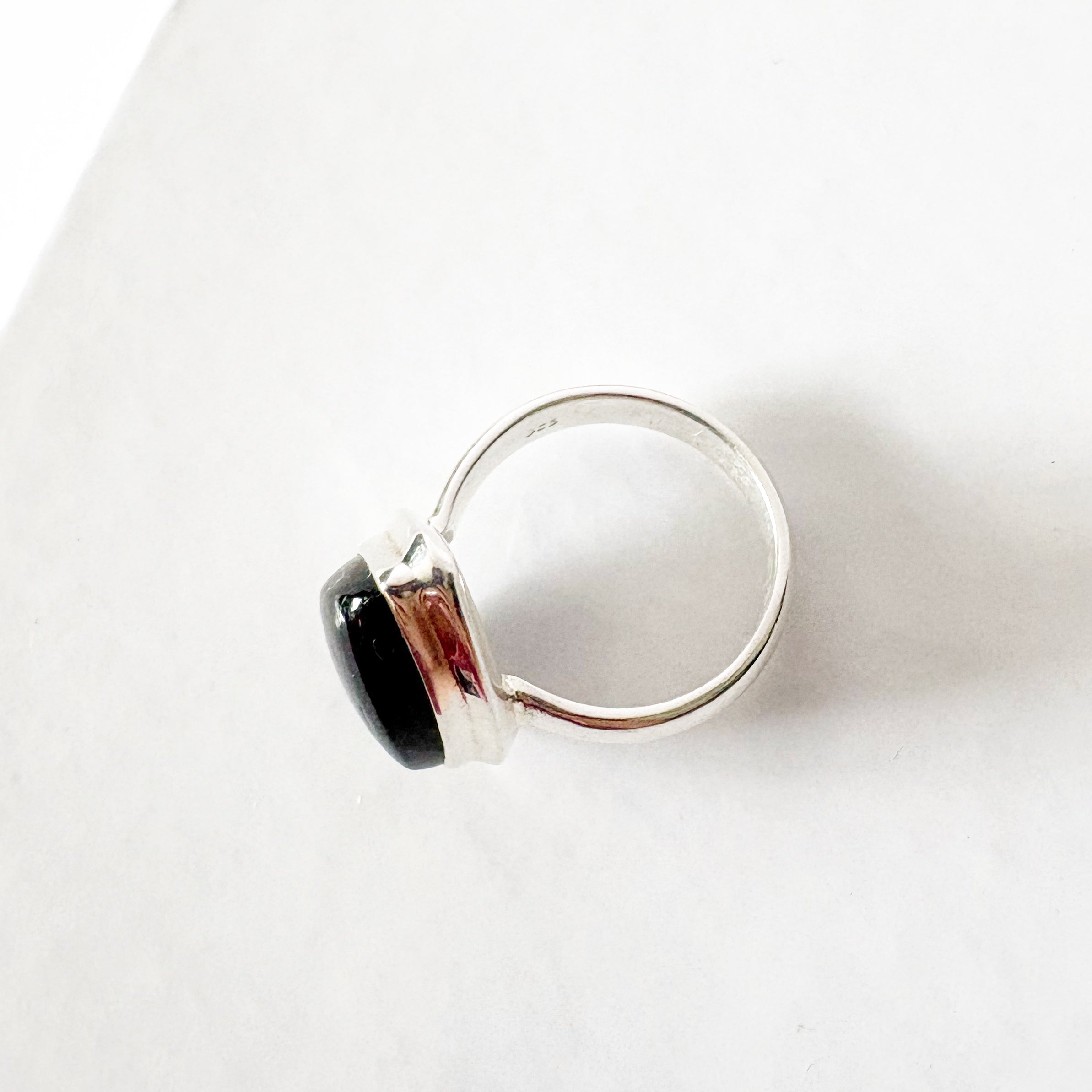 Labradorite Sterling Silver Ring – Intuitive Protection Stone SIZE 8