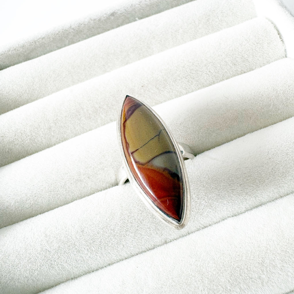 Noreena Jasper Sterling Silver Ring – Grounding & Stability Stone SIZE 6