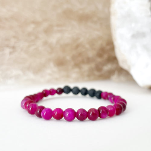 6mm Tigers Eye Diffuser Bracelet  PROTECTION - COURAGE - BALANCE